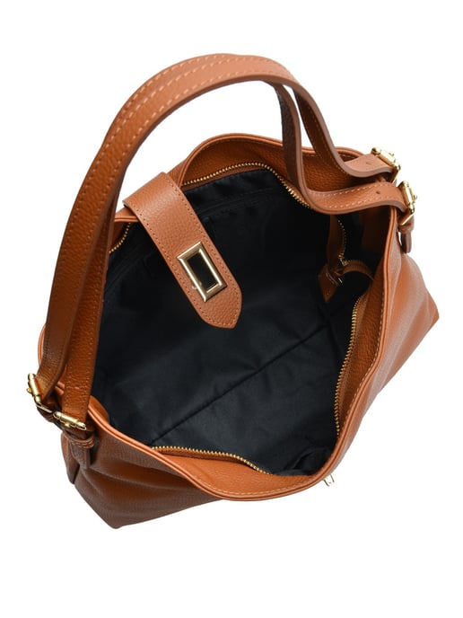 Anna Luchini Braun Rindsledertasche - Image 4