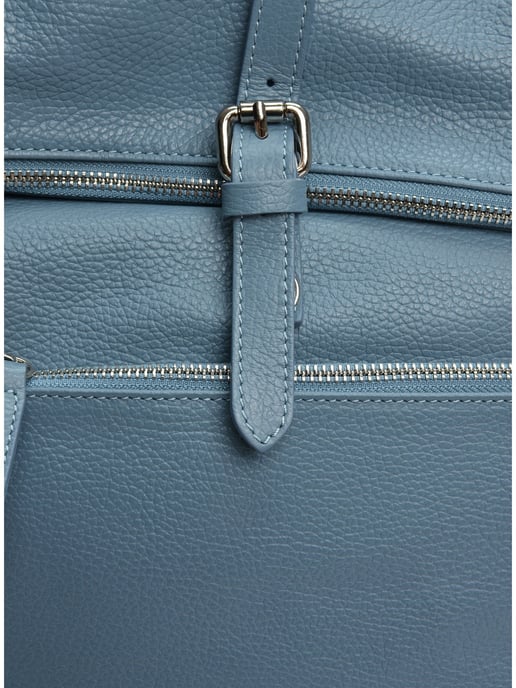 Anna Luchini Zweifarbig Rindsledertasche - Image 3