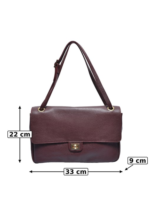 Luisa Vannini WEIN Rindsledertasche - Image 5