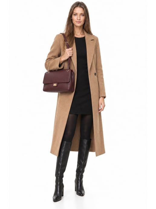 Luisa Vannini WEIN Rindsledertasche - Image 6