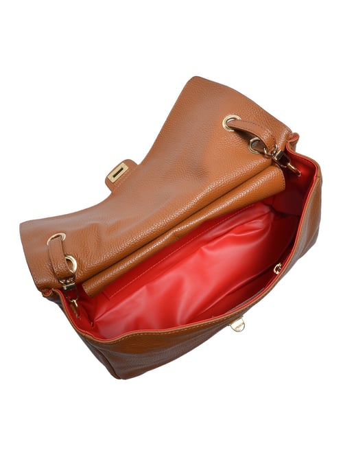 Luisa Vannini COGNAC Rindsledertasche - Image 4