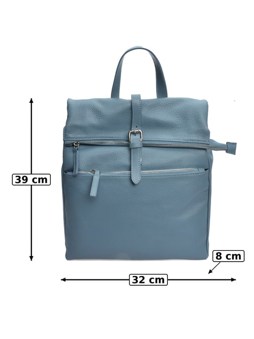 Anna Luchini Zweifarbig Rindsledertasche - Image 6