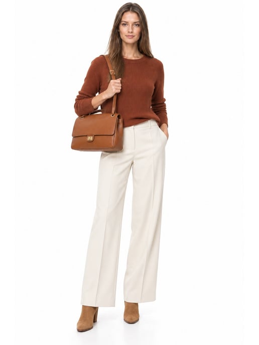 Luisa Vannini COGNAC Rindsledertasche - Image 6