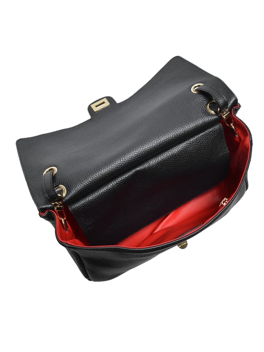Luisa Vannini SCHWARZ Rindsledertasche - Image 4