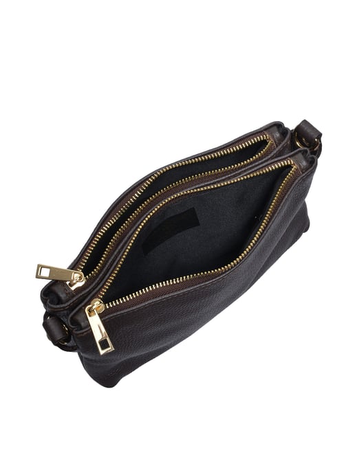 Luisa Vannini Zweifarbig Rindsledertasche - Image 4