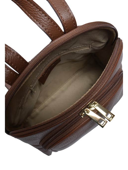 Anna Luchini Kastanienbraun Rindsledertasche - Image 4