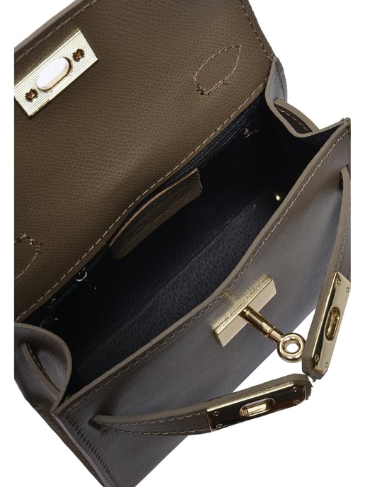 Isabella Rhea Beige Rindsledertasche - Image 4
