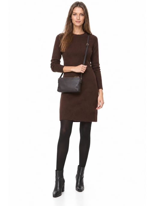 Luisa Vannini Zweifarbig Rindsledertasche - Image 6