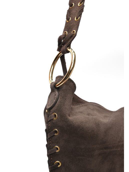 Anna Luchini Kastanienbraun Rindsledertasche - Image 3