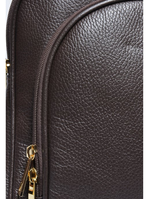 Anna Luchini Kastanienbraun Rindsledertasche - Image 3