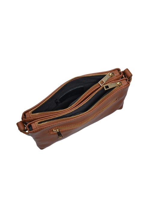 Luisa Vannini COGNAC Rindsledertasche - Image 4