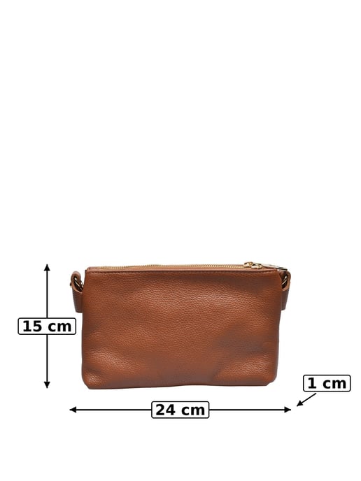 Luisa Vannini COGNAC Rindsledertasche - Image 5