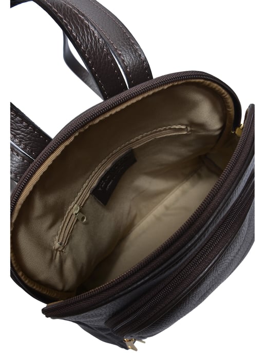 Anna Luchini Kastanienbraun Rindsledertasche - Image 4