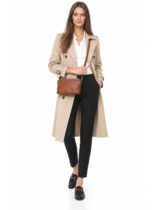 Luisa Vannini COGNAC Rindsledertasche - Image 6