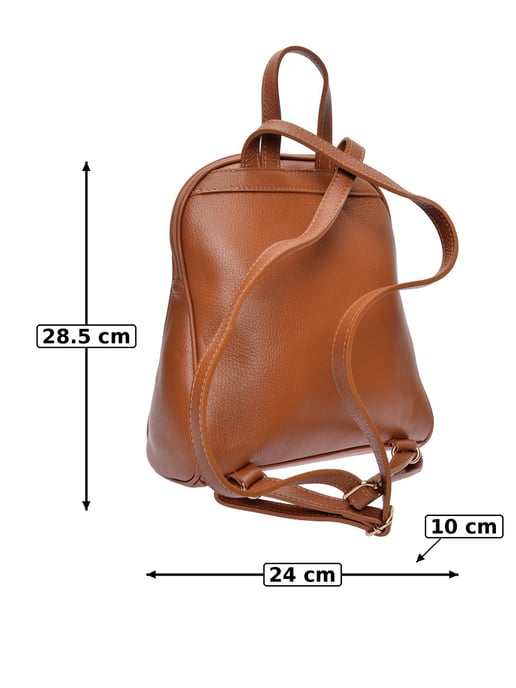 Anna Luchini Braun Rindsledertasche - Image 5