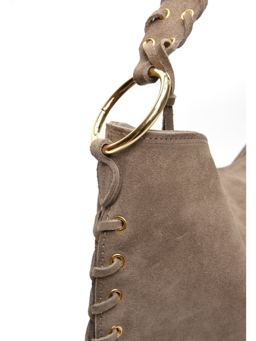 Anna Luchini Beige Rindsledertasche - Image 3