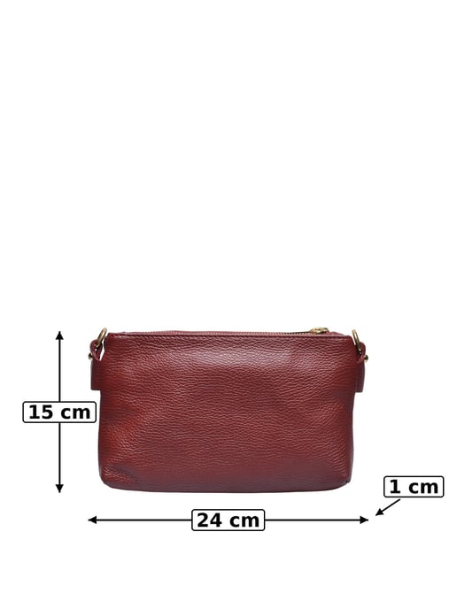 Luisa Vannini WEIN Rindsledertasche - Image 5