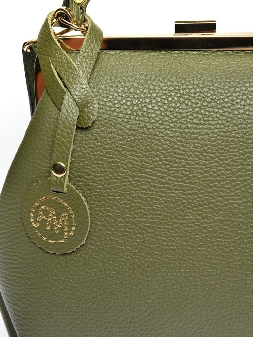 Roberta M Grün Rindsledertasche - Image 2