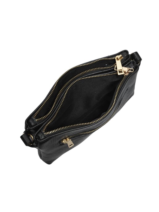 Luisa Vannini SCHWARZ Rindsledertasche - Image 4