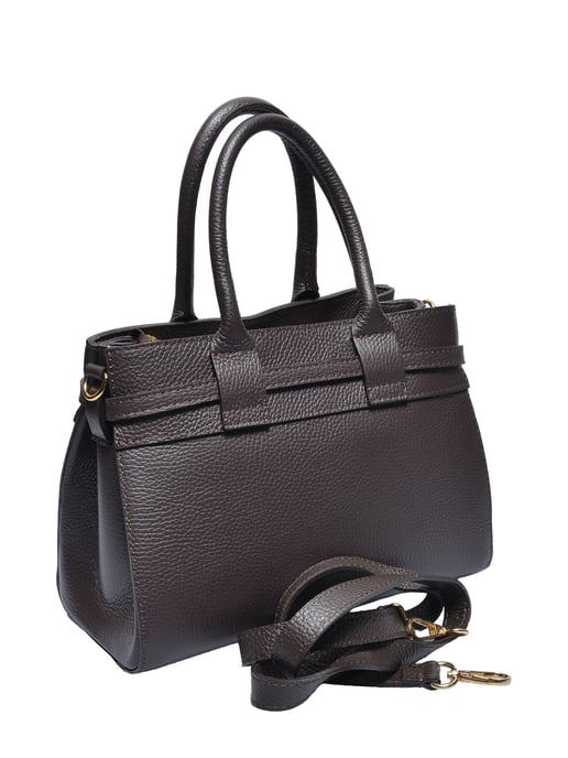 Luisa Vannini Zweifarbig Rindsledertasche - Image 2