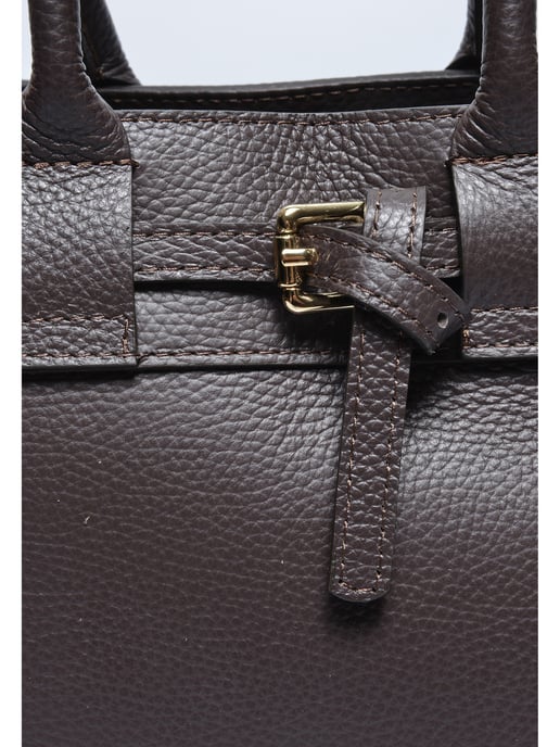 Luisa Vannini Zweifarbig Rindsledertasche - Image 3