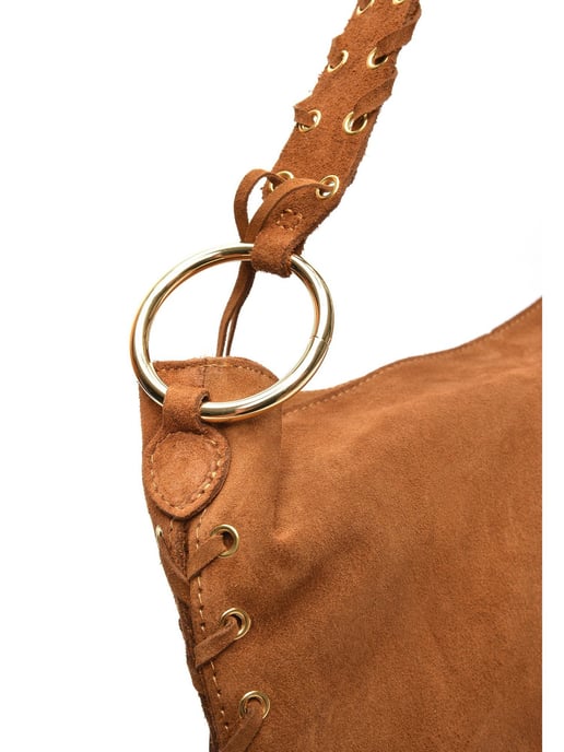 Anna Luchini Braun Rindsledertasche - Image 3