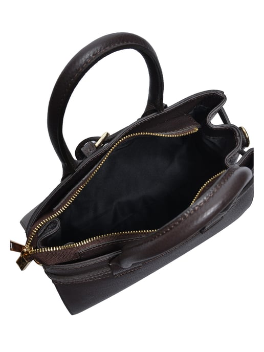Luisa Vannini Zweifarbig Rindsledertasche - Image 4