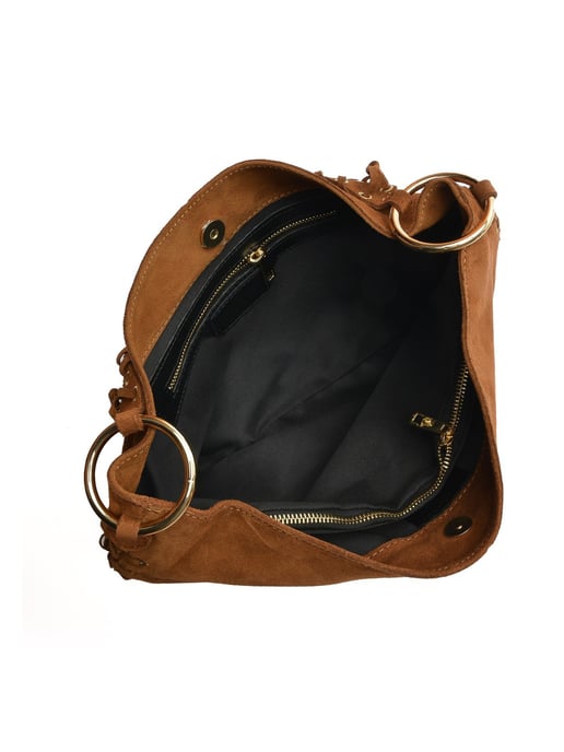 Anna Luchini Braun Rindsledertasche - Image 4