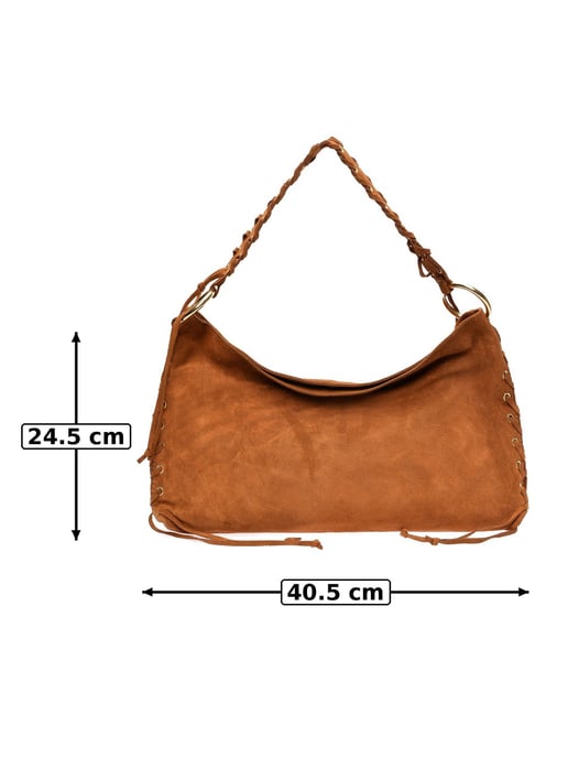 Anna Luchini Braun Rindsledertasche - Image 6