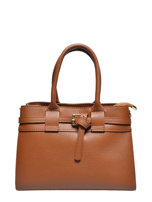Luisa Vannini COGNAC Rindsledertasche - Image 1