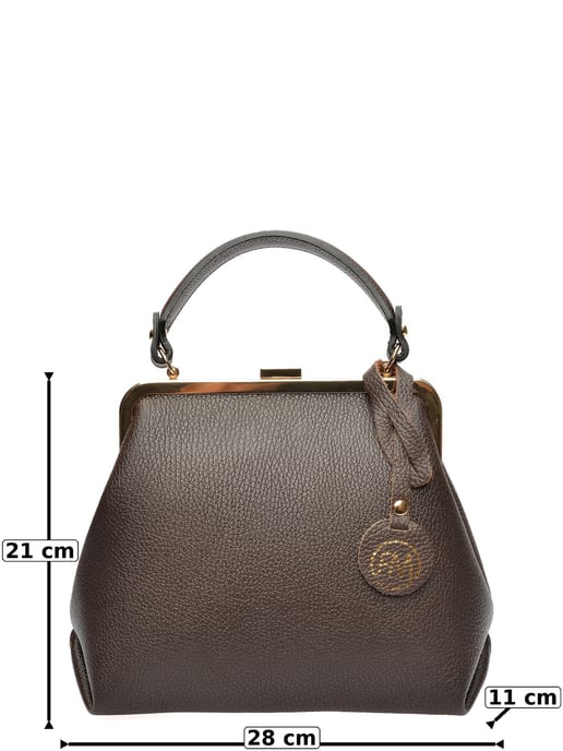 Roberta M Kastanienbraun Rindsledertasche - Image 6
