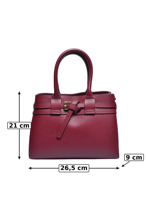 Luisa Vannini WEIN Rindsledertasche - Image 5