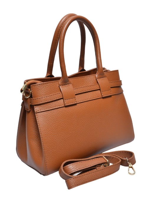 Luisa Vannini COGNAC Rindsledertasche - Image 2