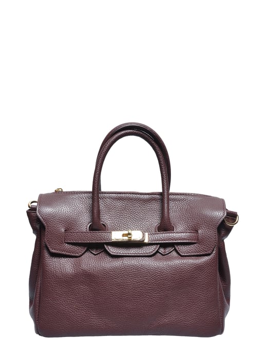 Luisa Vannini Kastanienbraun Rindsledertasche - Image 1