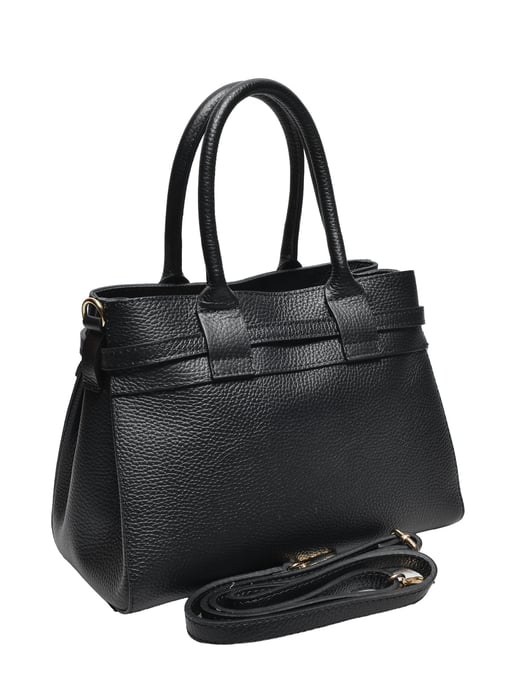 Luisa Vannini SCHWARZ Rindsledertasche - Image 2