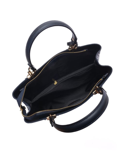 Anna Luchini Blau Rindsledertasche - Image 4