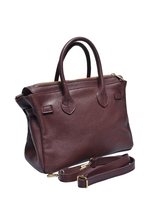 Luisa Vannini Kastanienbraun Rindsledertasche - Image 2