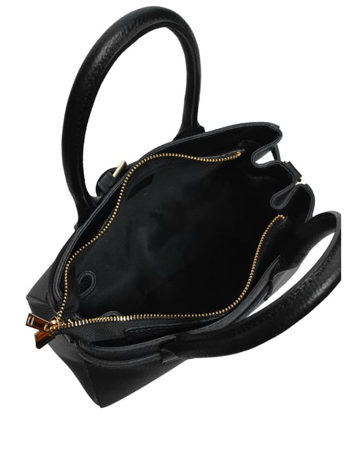 Luisa Vannini SCHWARZ Rindsledertasche - Image 4
