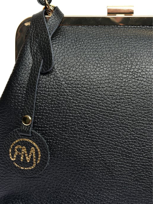 Roberta M Schwarz Rindsledertasche - Image 3