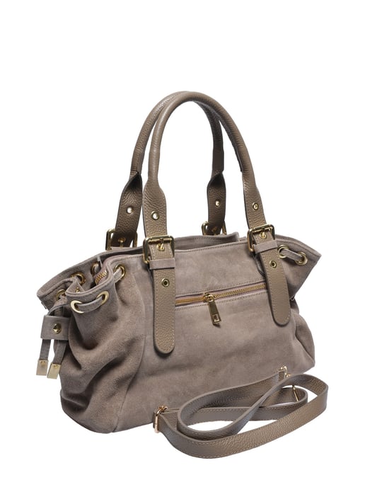 Anna Luchini Beige Rindsledertasche - Image 2