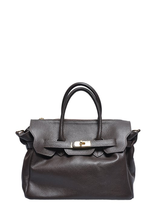 Luisa Vannini Zweifarbig Rindsledertasche - Image 1