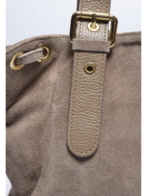 Anna Luchini Beige Rindsledertasche - Image 3