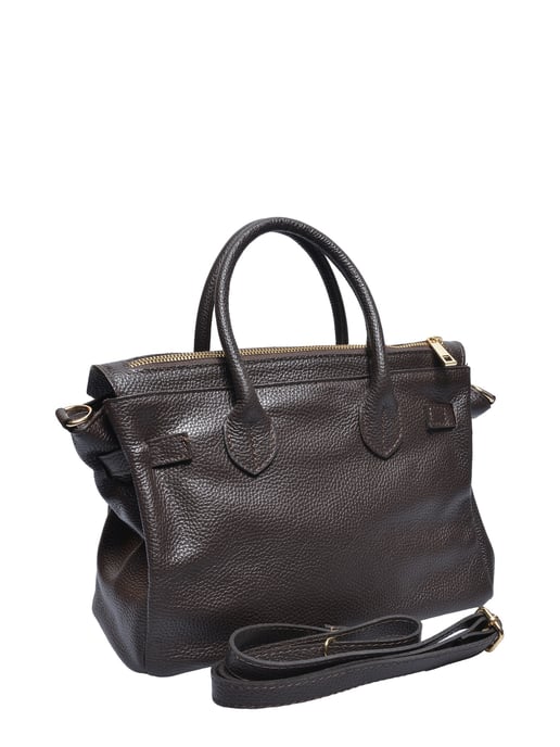 Luisa Vannini Zweifarbig Rindsledertasche - Image 2