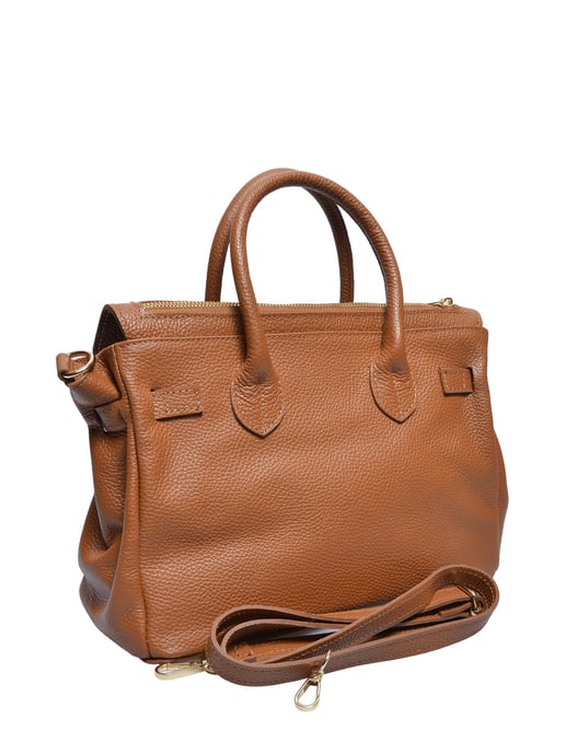 Luisa Vannini COGNAC Rindsledertasche - Image 2