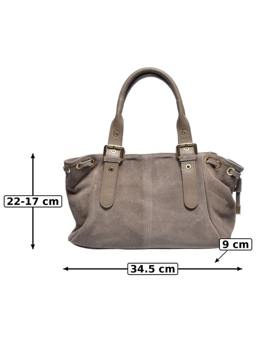 Anna Luchini Beige Rindsledertasche - Image 5