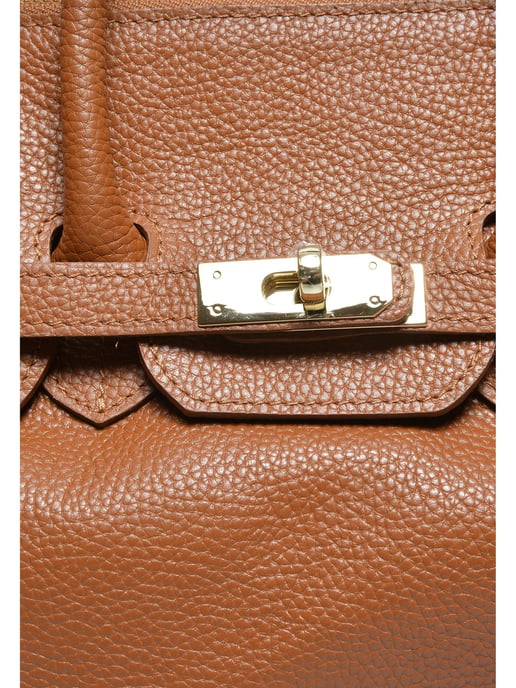 Luisa Vannini COGNAC Rindsledertasche - Image 3