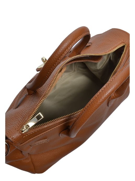 Luisa Vannini COGNAC Rindsledertasche - Image 4