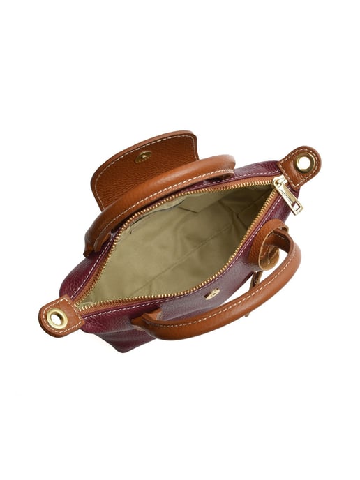 Roberta M Weinfarbe Rindsledertasche - Image 4