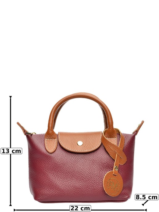 Roberta M Weinfarbe Rindsledertasche - Image 6