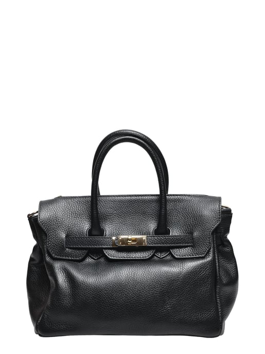 Luisa Vannini SCHWARZ Rindsledertasche - Image 1